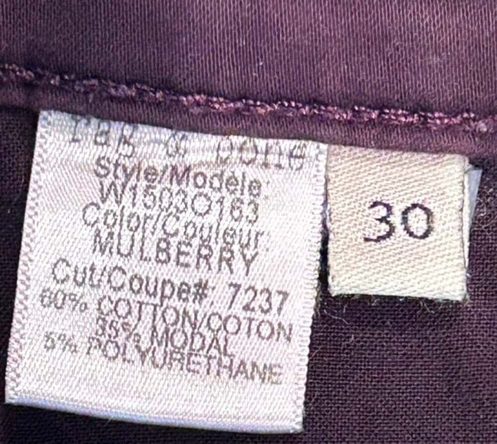 Rag & Bone Legging Jeans Size 30 Mulberry - Picture 7 of 9
